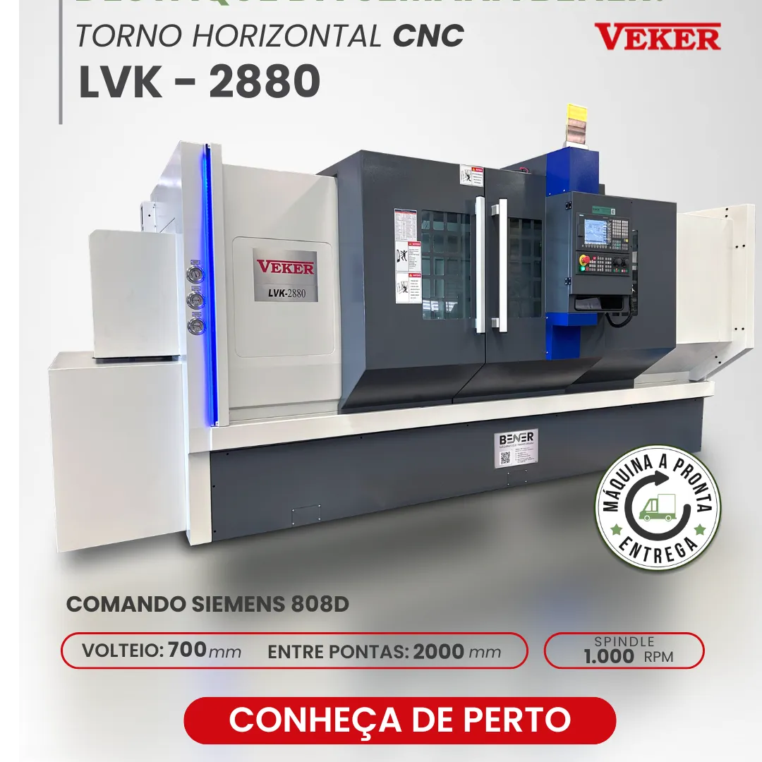 Torno Horizontal CNC LVK- 2880