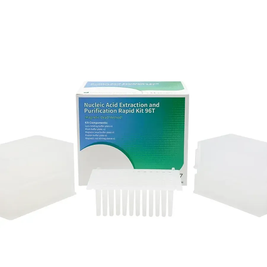 Kit Rápido de Extração e Purificação de Ácidos Nucleicos 96T (Método de Esferas Magnéticas)