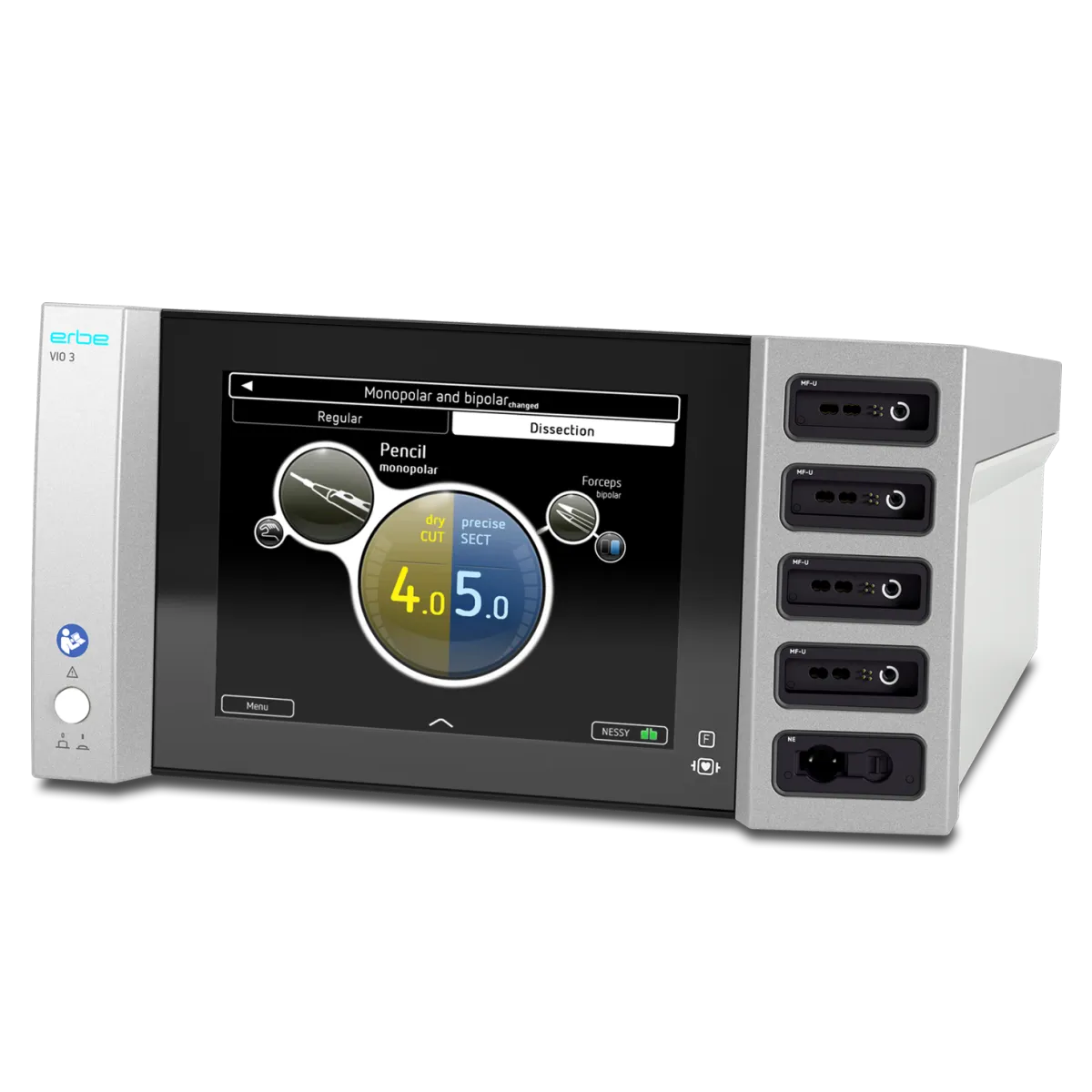 Erbe VIO 3 High-Frequency Electrosurgical Unit (ESU) with Touchscreen
