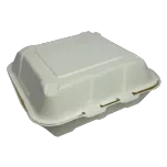 Biodegradable Clamshell Container 8.5 inch 3 Com PFAS Free /XDJ-PPC-B8503