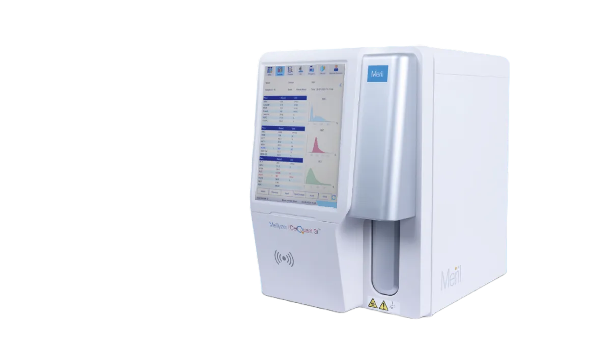 Merilyzer CelQuant 3i™ — Premium 3-Part Hematology Analyzer