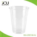 D98mm-16oz PET Clear Cup/XDJ-CPET-98-16
