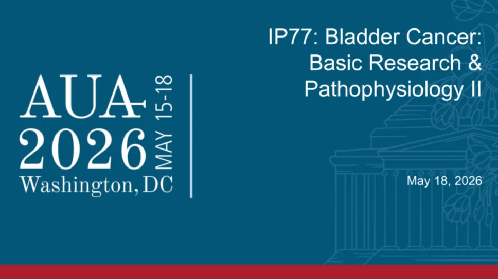 IP77: Bladder Cancer: Basic Research & Pathophysiology II