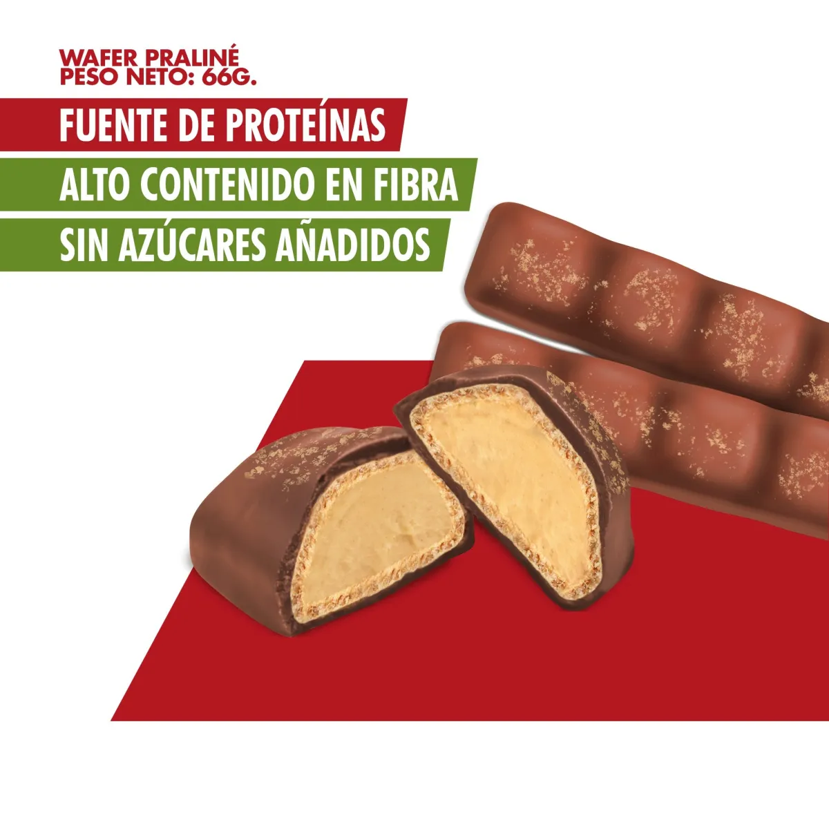 CHOCOLATE AND HAZELNUT PRALINE WAFER