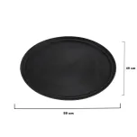 Bandeja Oval Antiderrapante 59x49cm