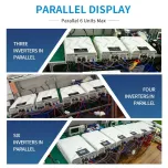 mppt solar hybrid inverter 12kw 48v off grid hybrid solar inverter