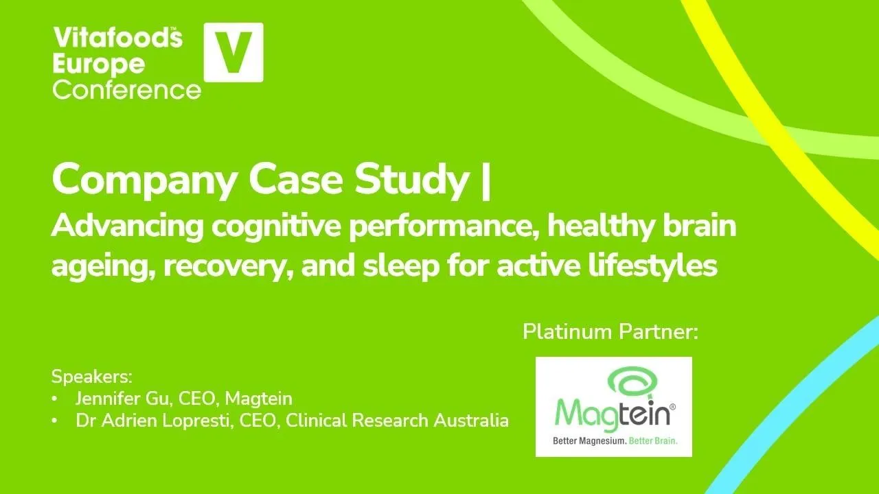 Company Case Study by Magtein | Advancing cognitive performance, healthy brain ageing, recovery, and sleep for active lifestyles