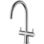 Contemporary Twin Lever Taps