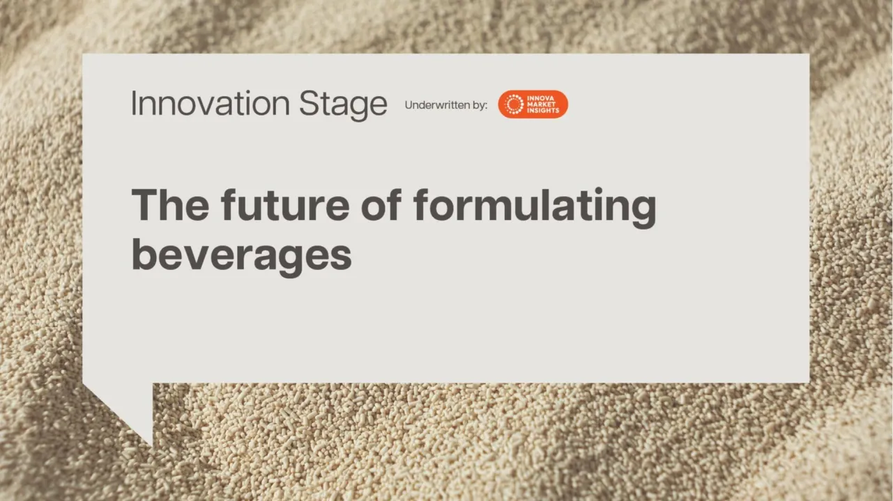 The future of formulating beverages