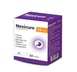 Nexicure Sachets, Esomeprazole Sachets: 2.5mg, 5mg, 10mg, and 20mg