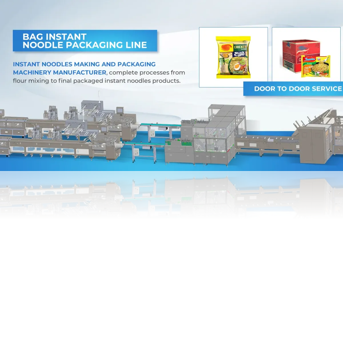 Instant noodles packaging machine