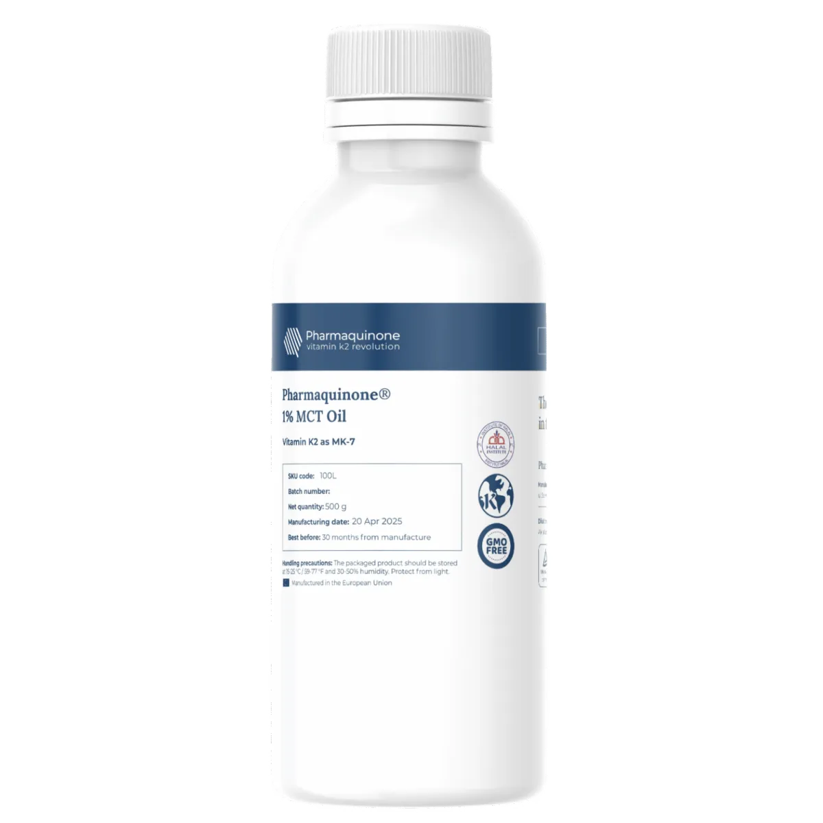 Pharmaquinone® 1% MCT Oil Vitamin K2 as MK-7