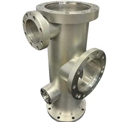 Vacuum tubes with connecting flanges