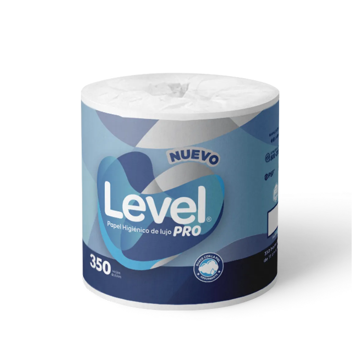 Papel Higiénico de Lujo Level Pro 350 HD