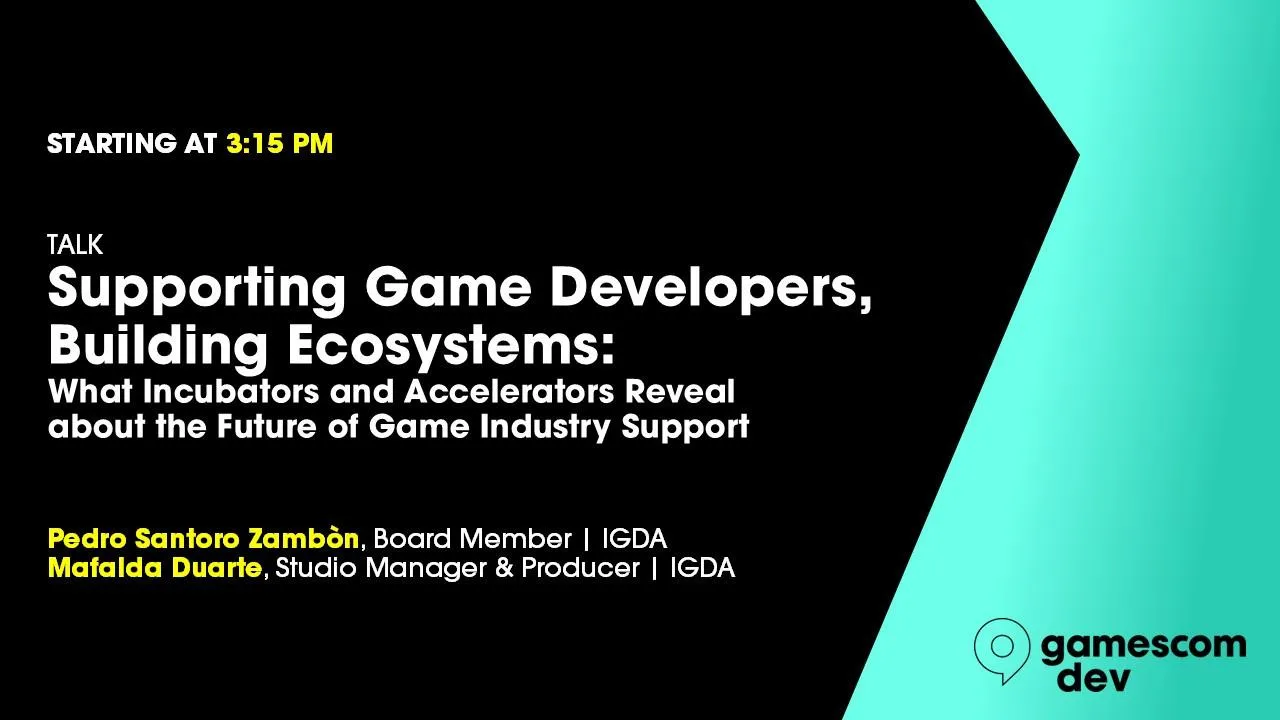 Supporting Game Developers, Building Ecosystems: What Incubators and Accelerators Reveal About the Future of Game Industry Support