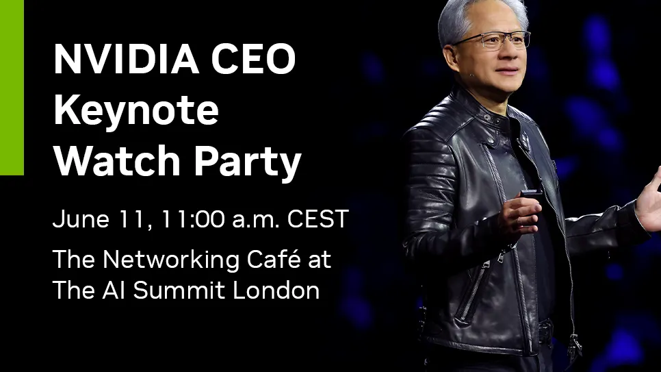 NVIDIA GTC Paris Keynote at The AI Summit London 2025 Watch Party