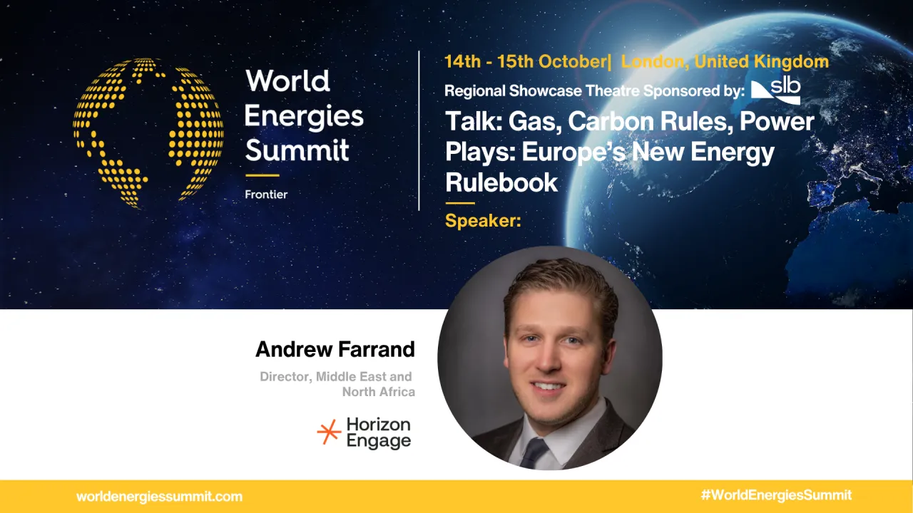 Gas, Carbon Rules, Power Plays: Europe’s New Energy Rulebook