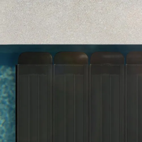 Lame polycarbonate 69 mm noir absolu