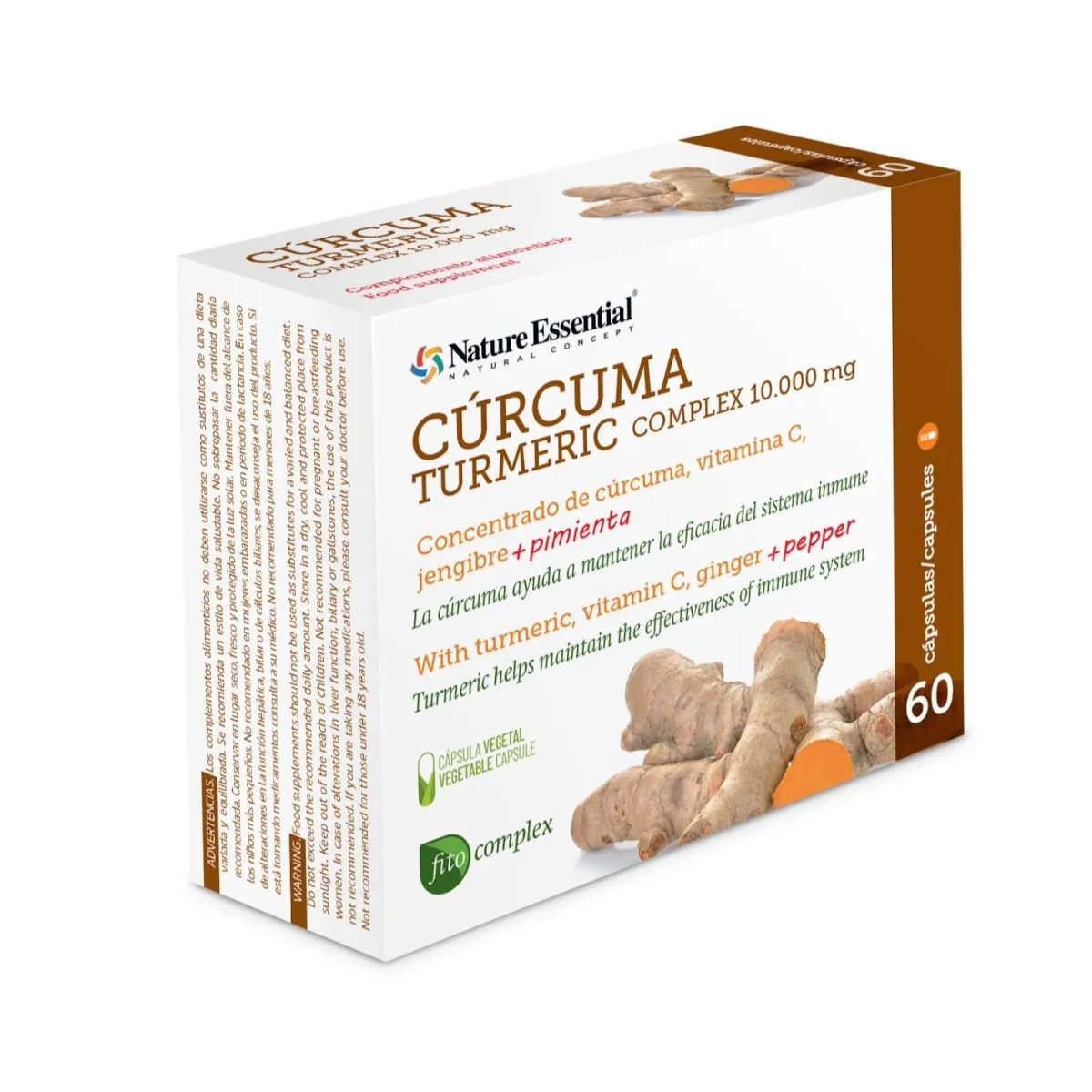 Turmeric (complex) 10,000 mg. 60 vegetable capsules