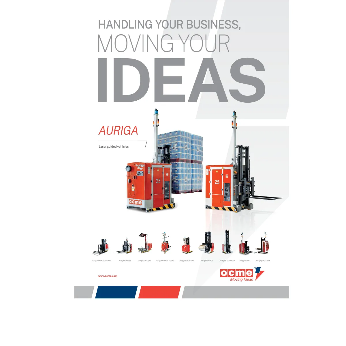 LGV - AURIGA - veículos guiados a laser para movimentação de cargas