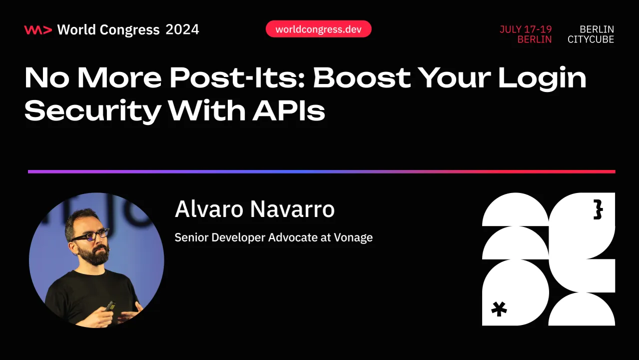 No More Post-its: Boost your login security with APIs