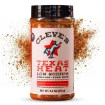 Cleve's Gourmet Texas Heat Sizzling Fire Kick, Spicy Enhancement for Grilling & Cooking, Texas Heat Seasoning with Chili Pepper & Cayenne Kick