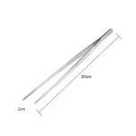 Pinça Culinária Profissional com Serrilha Reta 30cm Aço Inox - Weck