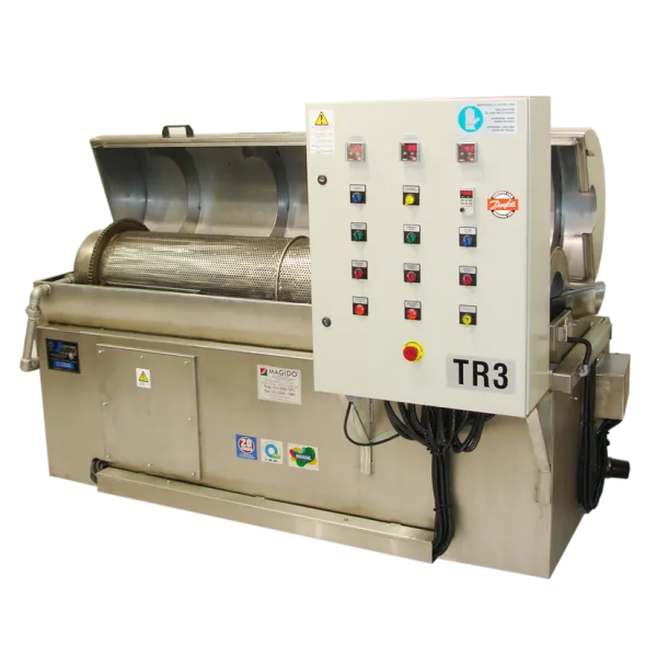 LINHA TR - LAVADORA DE PEÇAS DE TAMBOR ROTATIVO