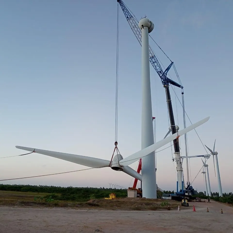 Troca de grandes componentes em aerogeradores