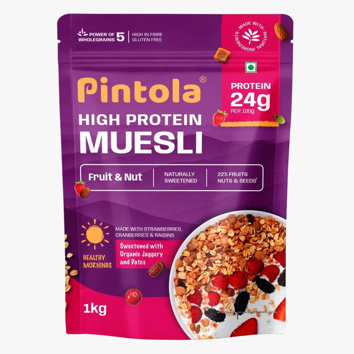 High Protein Fruit & Nut Muesli