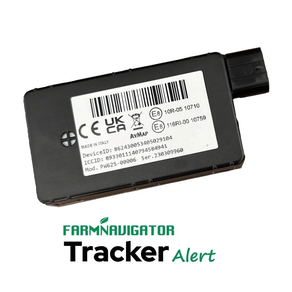 Tracker Agri ALERT Telemetria para Tratores e Implementos AvMap GPS