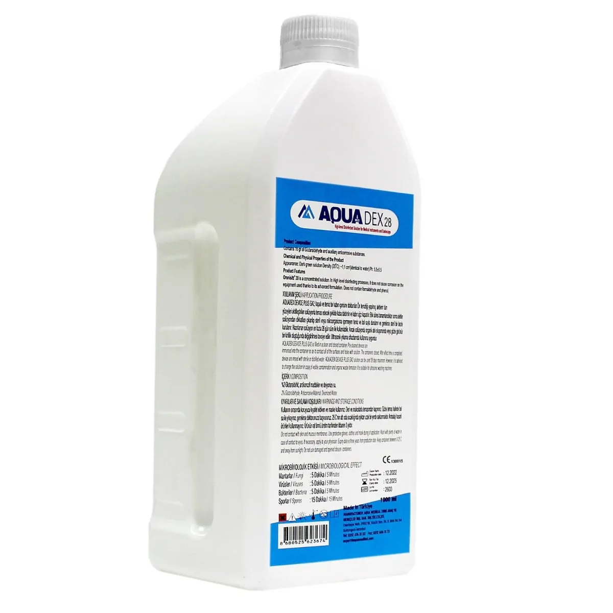 AQUADEX 2% GLUTERALDEHYDE HIGH LEVEL MEDICAL DEVICE DISINFECTANT