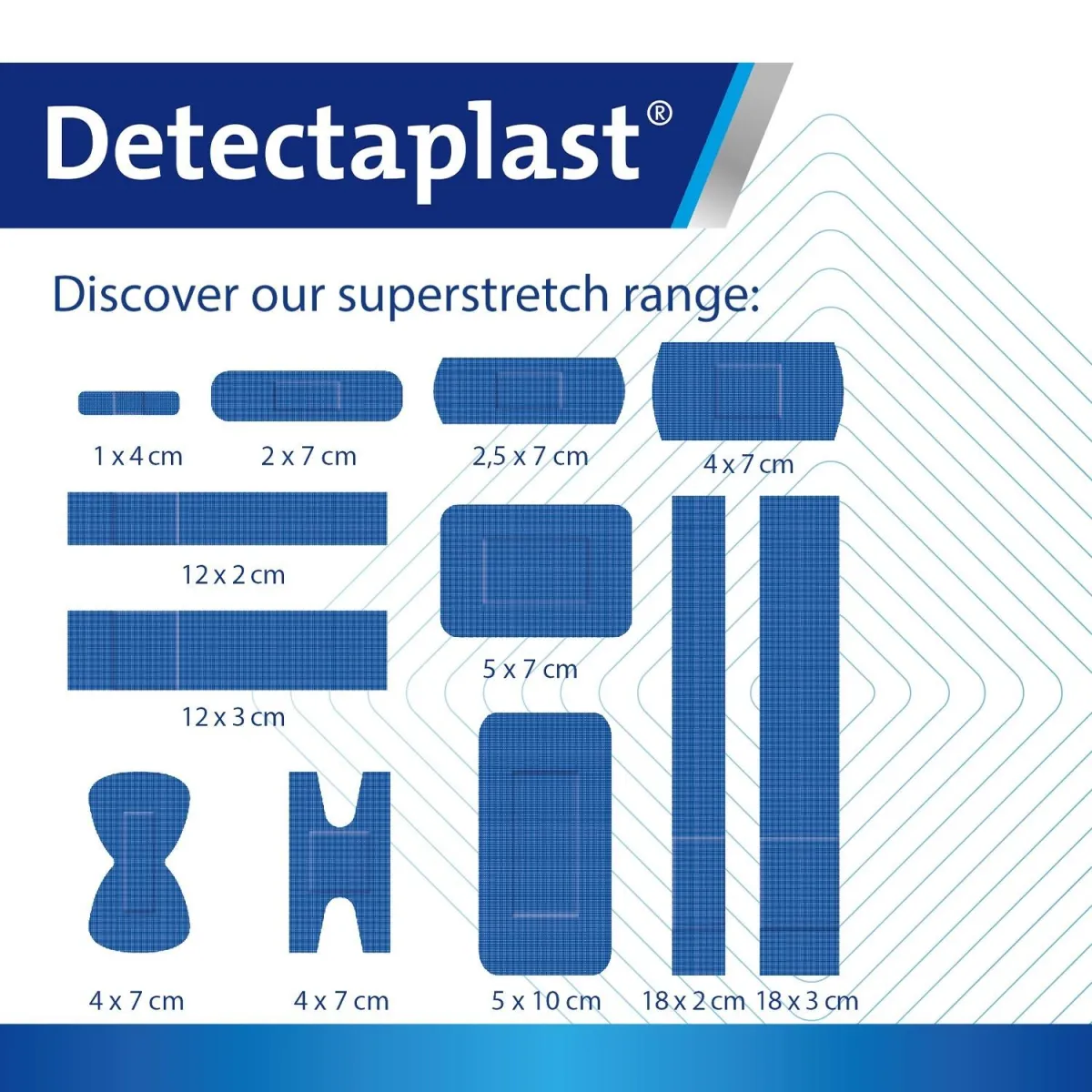 Detectable plaster Superstretch