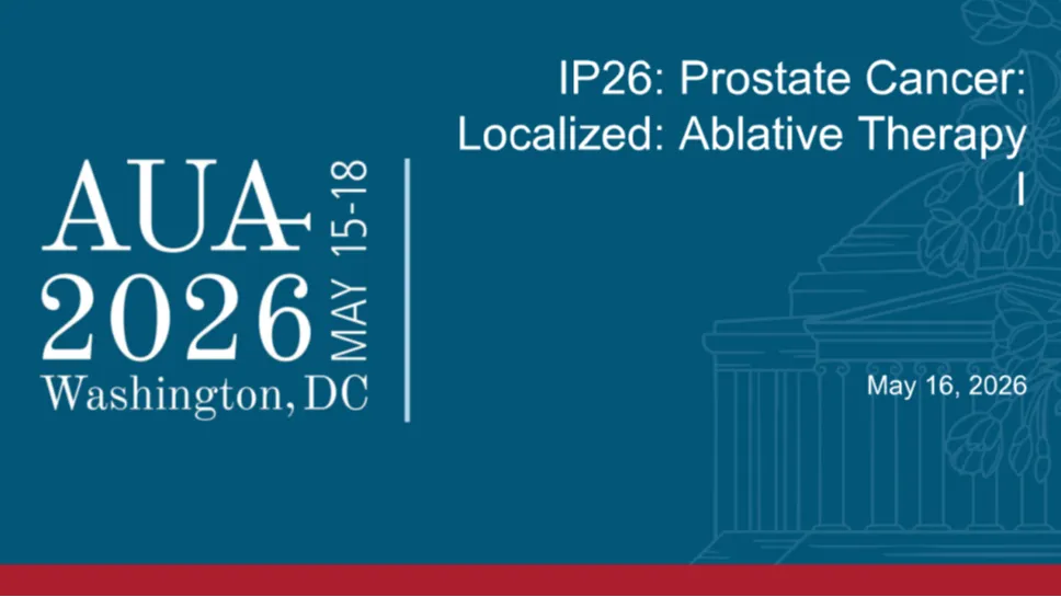 IP26: Prostate Cancer: Localized: Ablative Therapy I