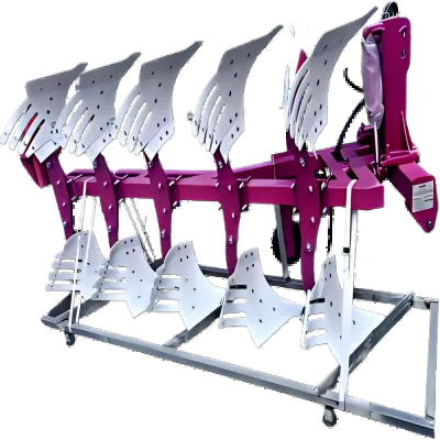 HYDRAULIC REVERSIBE MOLDBOARD PLOW WITH SLATTED BODIES