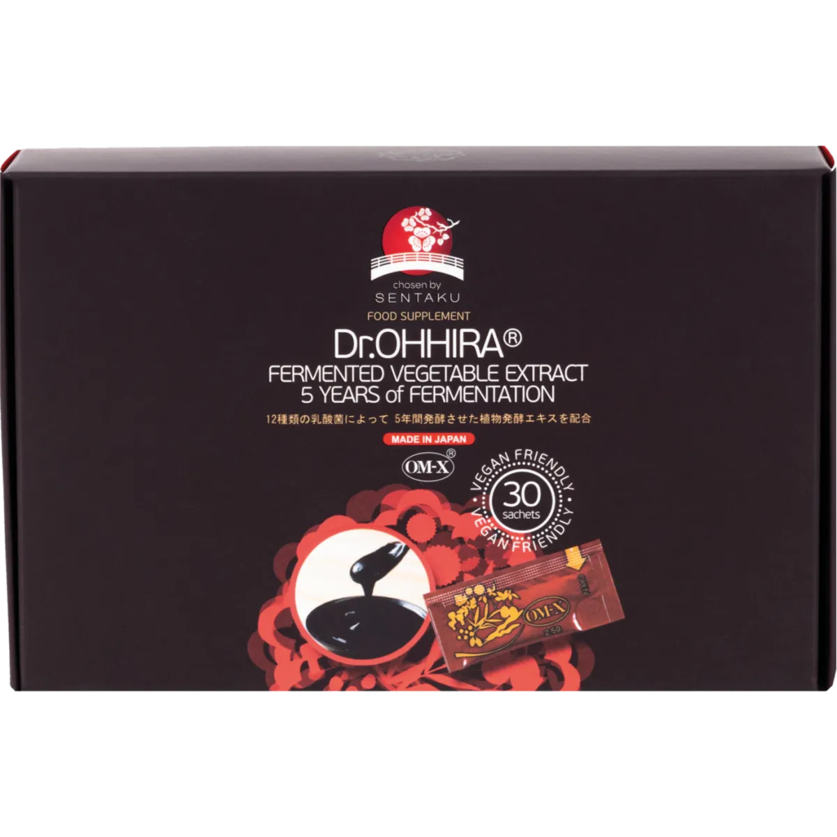 Dr.OHHIRA® Fermented Extract OM-X®with Oligosaccharides (sachet, 2500 mg paste)