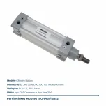 FCMK – Cilindro Perfil Mickey Mouse ISO 6431