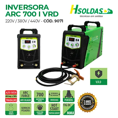 INVERSORA ARC 700 I VRD