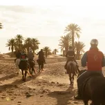 Horseback Riding in Morocco Desert