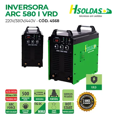 INVERSORA ARC 580 I VRD