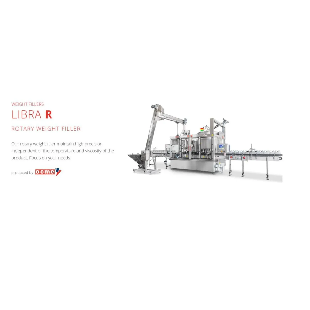 Enchedora rotativa de alta velocidade para líquidos viscosos