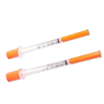 Disposable auto-retractable insulin safety syringes