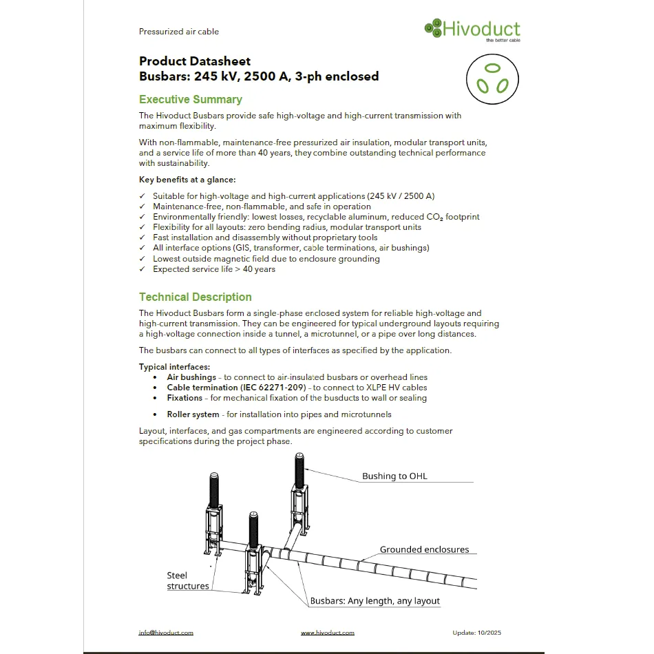 Pressurized Air Cable - F300 Series