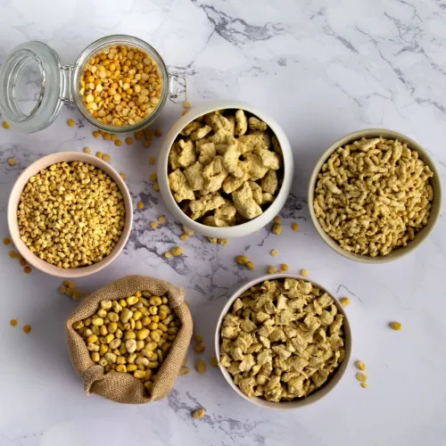 Textured vegetable proteins