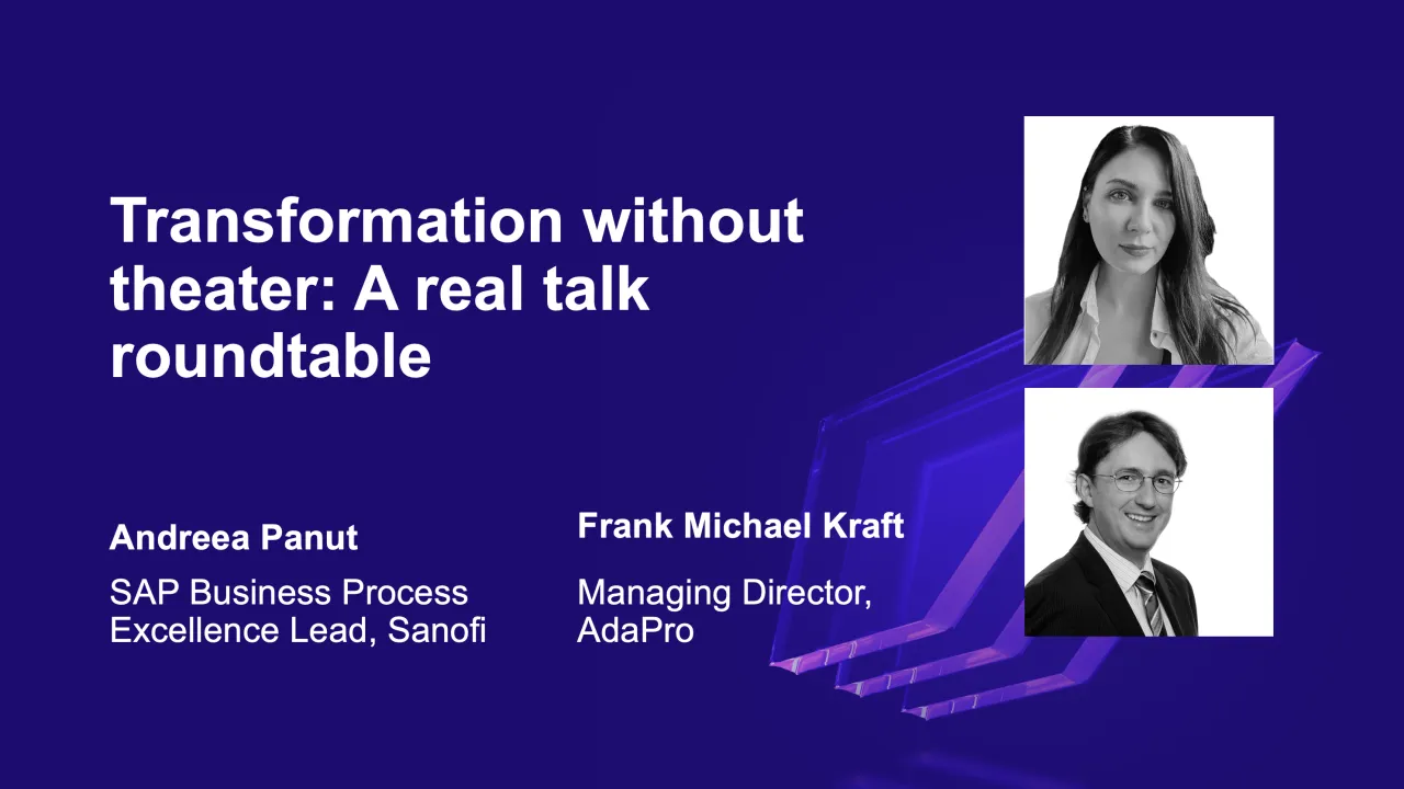 Transformation without theater: A real talk roundtable