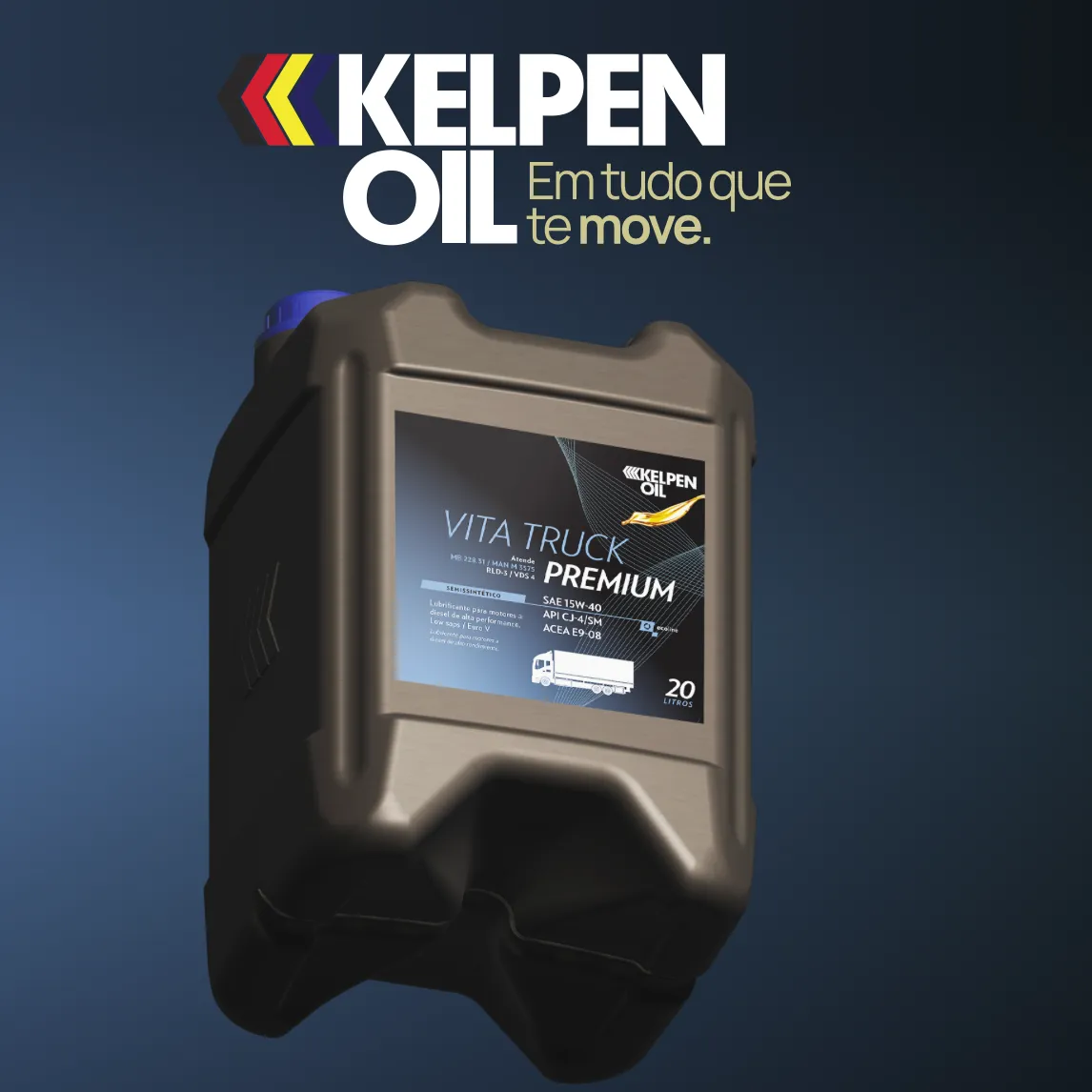 Vita Truck Premium - Óleo semissintético para motores diesel de alta performance | API CJ-4 | SAE 15W40