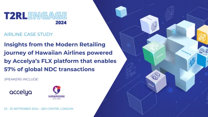 Insights from the Modern Retailing journey of Hawaiian Airlines powered by Accelya’s FLX platform that enables 57% of global NDC transactions