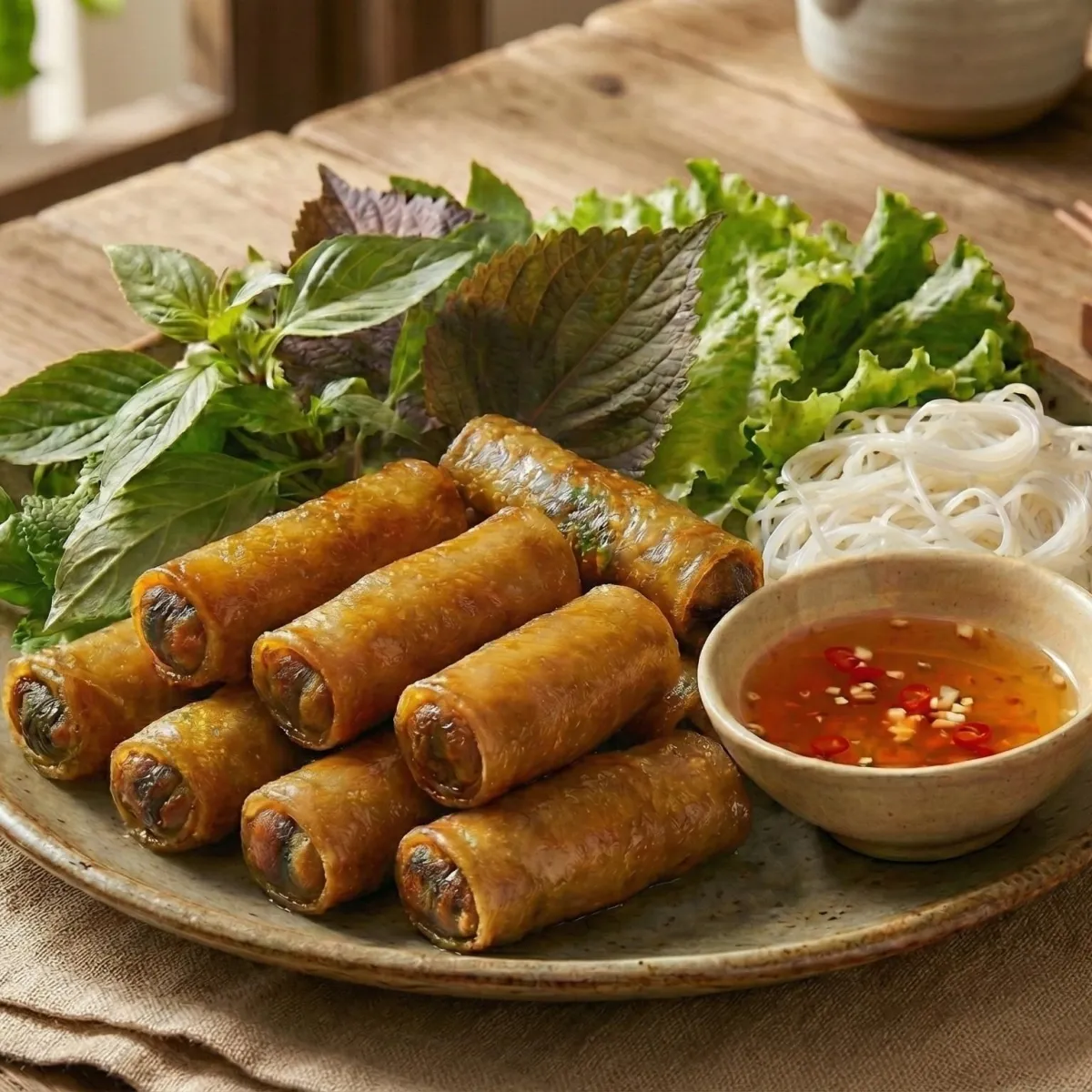 Beef Betel Leaf Eggrolls