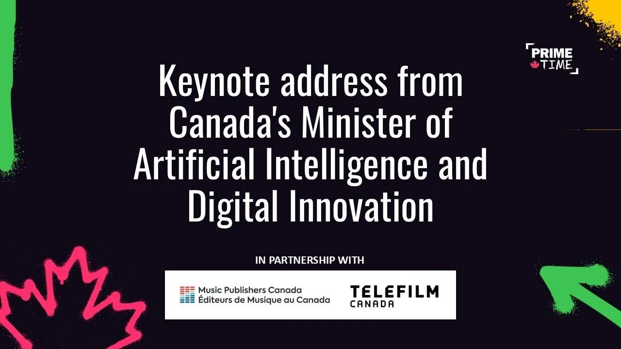 Keynote address from Canada's Minister of Artificial Intelligence and Digital Innovation