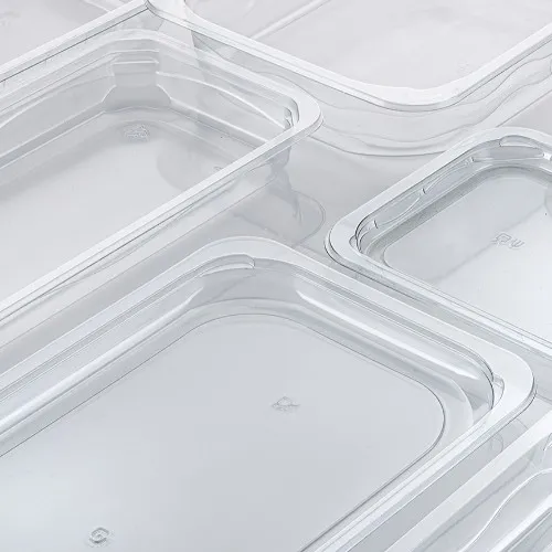 New formats in our mono material and high barrier standard food trays